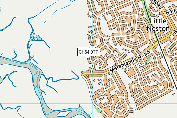 CH64 0TT map - OS VectorMap District (Ordnance Survey)