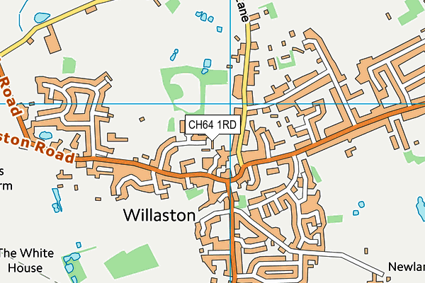 CH64 1RD map - OS VectorMap District (Ordnance Survey)