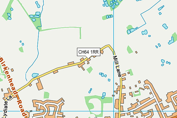 CH64 1RR map - OS VectorMap District (Ordnance Survey)