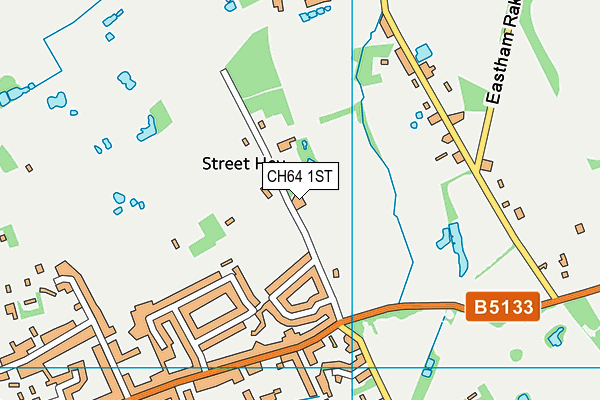 CH64 1ST map - OS VectorMap District (Ordnance Survey)