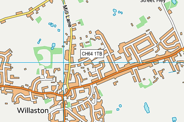 CH64 1TB map - OS VectorMap District (Ordnance Survey)