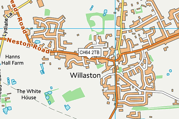 CH64 2TB map - OS VectorMap District (Ordnance Survey)