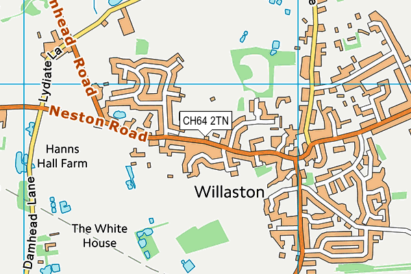 CH64 2TN map - OS VectorMap District (Ordnance Survey)