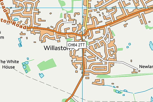 CH64 2TT map - OS VectorMap District (Ordnance Survey)