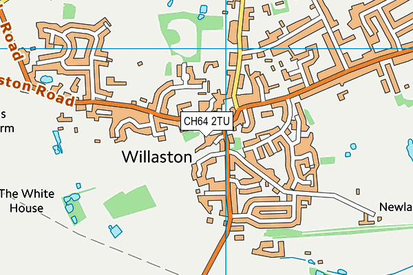 CH64 2TU map - OS VectorMap District (Ordnance Survey)