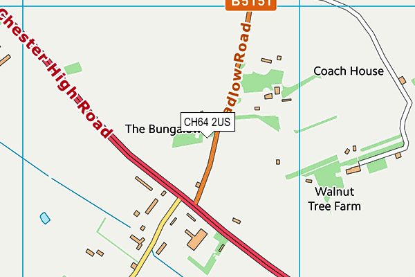 CH64 2US map - OS VectorMap District (Ordnance Survey)