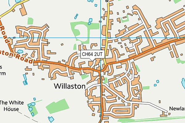 CH64 2UT map - OS VectorMap District (Ordnance Survey)