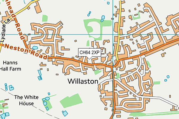 CH64 2XP map - OS VectorMap District (Ordnance Survey)