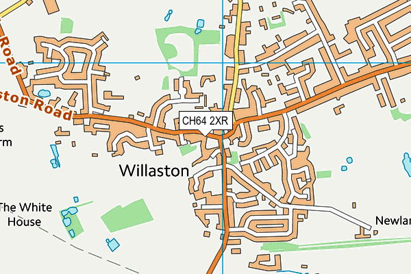 CH64 2XR map - OS VectorMap District (Ordnance Survey)