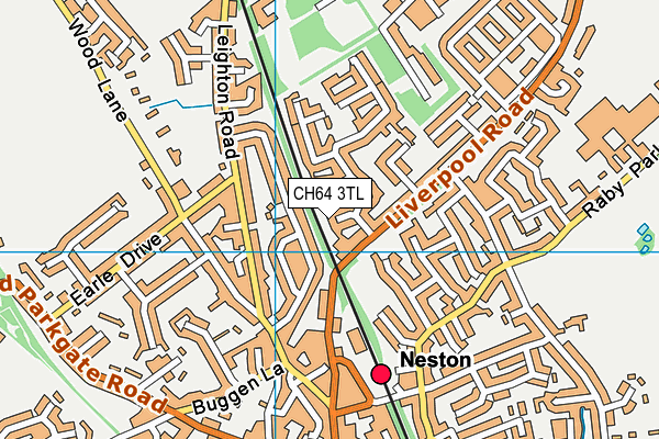 CH64 3TL map - OS VectorMap District (Ordnance Survey)