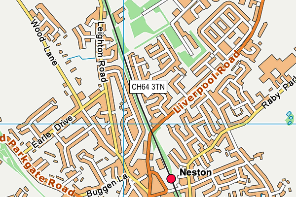 CH64 3TN map - OS VectorMap District (Ordnance Survey)