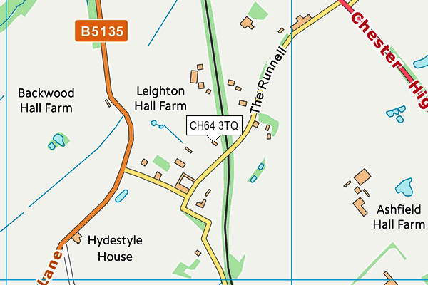 CH64 3TQ map - OS VectorMap District (Ordnance Survey)