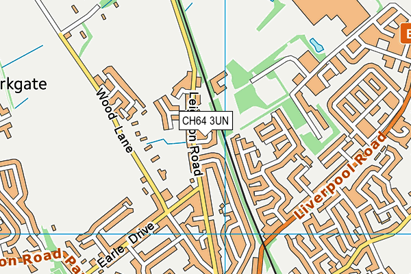 CH64 3UN map - OS VectorMap District (Ordnance Survey)