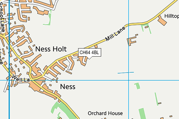 CH64 4BL map - OS VectorMap District (Ordnance Survey)