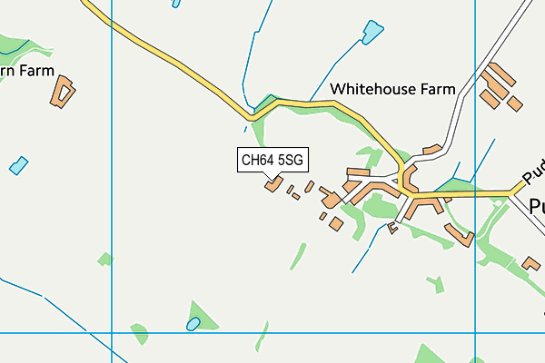 CH64 5SG map - OS VectorMap District (Ordnance Survey)