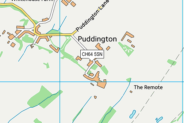 CH64 5SN map - OS VectorMap District (Ordnance Survey)