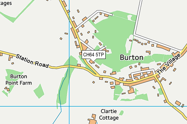 CH64 5TP map - OS VectorMap District (Ordnance Survey)