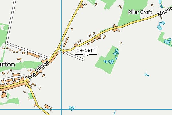 CH64 5TT map - OS VectorMap District (Ordnance Survey)