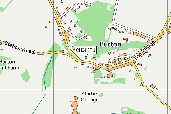 CH64 5TU map - OS VectorMap District (Ordnance Survey)