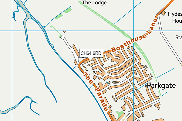 CH64 6RD map - OS VectorMap District (Ordnance Survey)