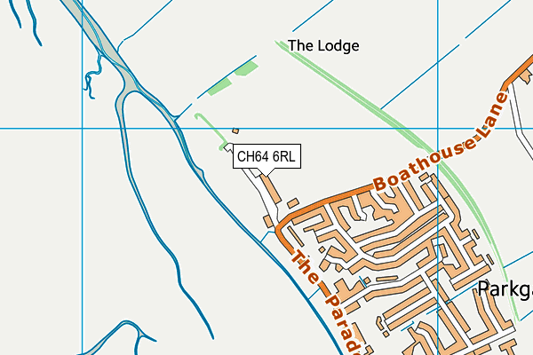 CH64 6RL map - OS VectorMap District (Ordnance Survey)