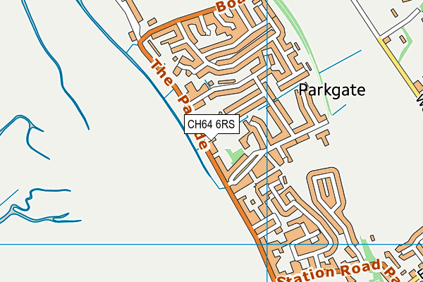 CH64 6RS map - OS VectorMap District (Ordnance Survey)