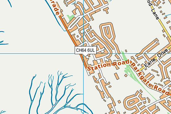 CH64 6UL map - OS VectorMap District (Ordnance Survey)