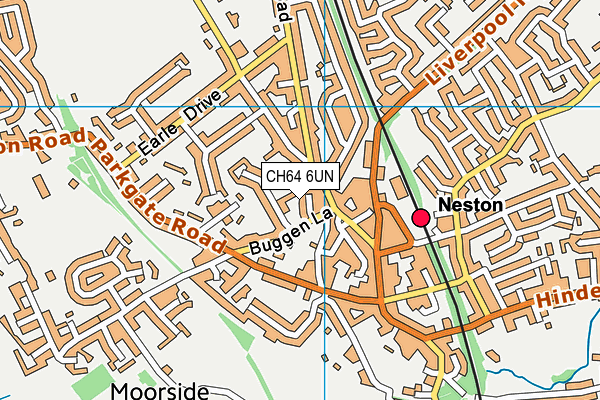 CH64 6UN map - OS VectorMap District (Ordnance Survey)