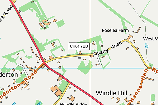 CH64 7UD map - OS VectorMap District (Ordnance Survey)