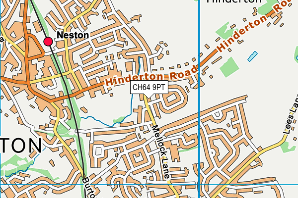 CH64 9PT map - OS VectorMap District (Ordnance Survey)