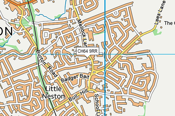 CH64 9RR map - OS VectorMap District (Ordnance Survey)