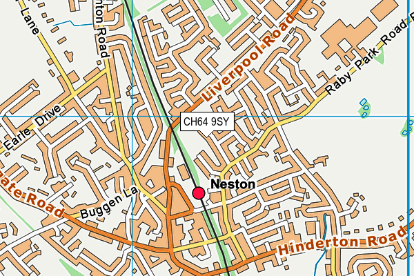 CH64 9SY map - OS VectorMap District (Ordnance Survey)