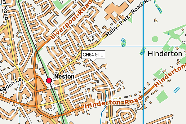 CH64 9TL map - OS VectorMap District (Ordnance Survey)