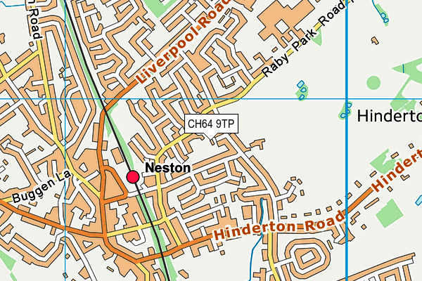 CH64 9TP map - OS VectorMap District (Ordnance Survey)