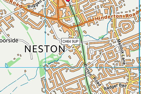 CH64 9UP map - OS VectorMap District (Ordnance Survey)