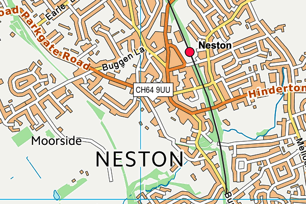 CH64 9UU map - OS VectorMap District (Ordnance Survey)