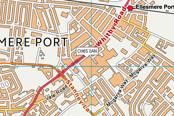 CH65 0AN map - OS VectorMap District (Ordnance Survey)