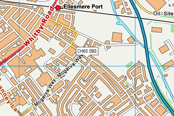 CH65 0BS map - OS VectorMap District (Ordnance Survey)