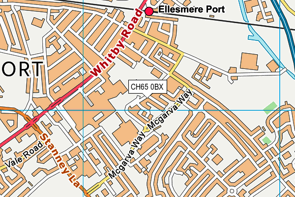 CH65 0BX map - OS VectorMap District (Ordnance Survey)