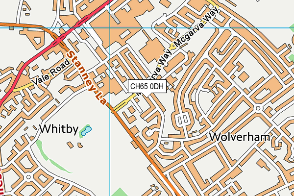 CH65 0DH map - OS VectorMap District (Ordnance Survey)