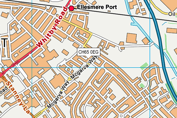 CH65 0EG map - OS VectorMap District (Ordnance Survey)