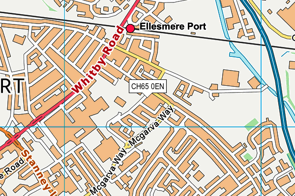 CH65 0EN map - OS VectorMap District (Ordnance Survey)