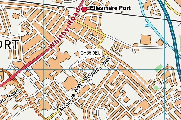 CH65 0EU map - OS VectorMap District (Ordnance Survey)