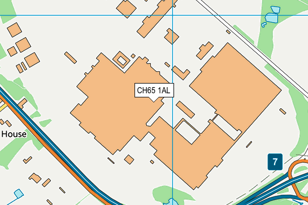 CH65 1AL map - OS VectorMap District (Ordnance Survey)