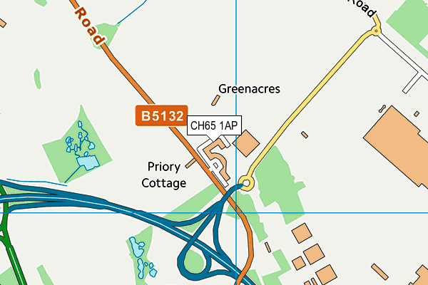 CH65 1AP map - OS VectorMap District (Ordnance Survey)