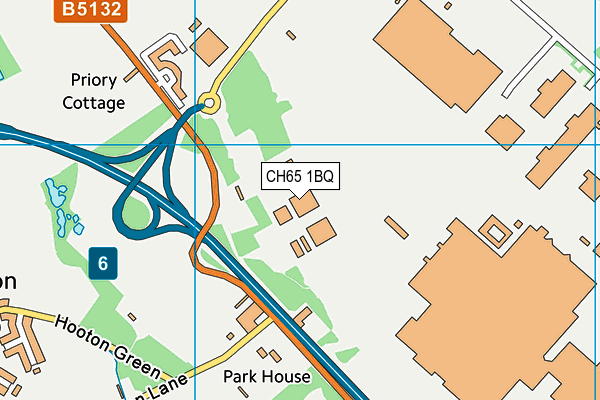 CH65 1BQ map - OS VectorMap District (Ordnance Survey)