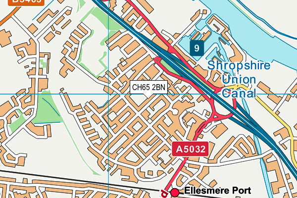 CH65 2BN map - OS VectorMap District (Ordnance Survey)