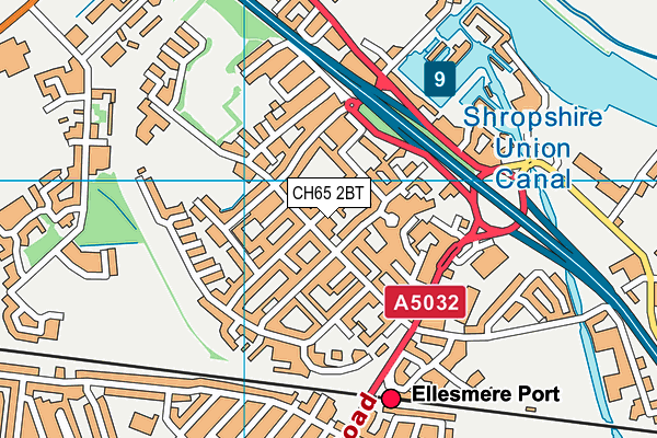 CH65 2BT map - OS VectorMap District (Ordnance Survey)