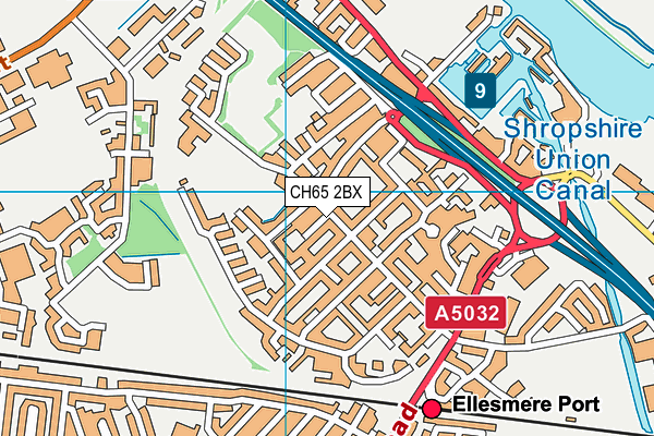 CH65 2BX map - OS VectorMap District (Ordnance Survey)