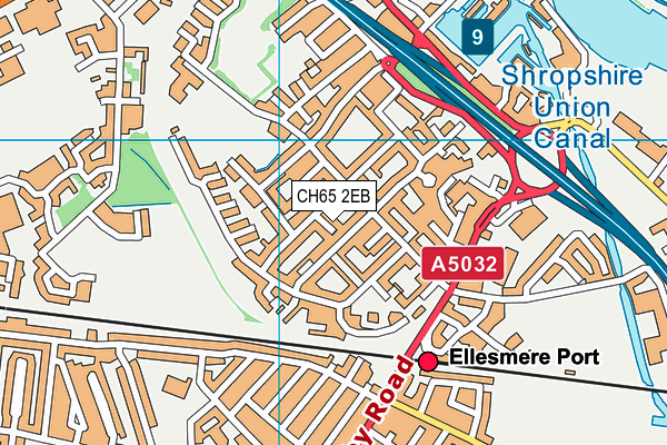 CH65 2EB map - OS VectorMap District (Ordnance Survey)